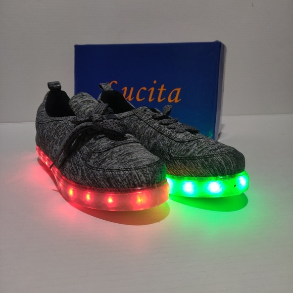 LUCITA SHOES WOMEN'S STYLE LIGHT-002COLOR BLACK/G - Picture 5 of 16